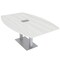 Skutchi Designs 45.25 in W, 84 in L, 29 in H, Engineered Wood Top, White H-BOT-4684-DOU-WC-EL - alternate 1